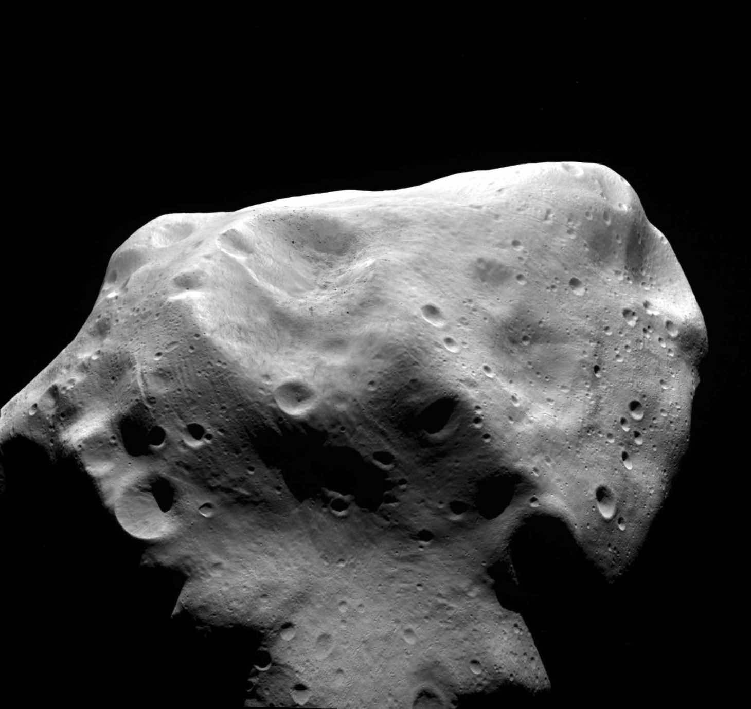 Unusual asteroid Lutetia taken by ESA’s Rosetta probe. © ESA 2010 MPS for OSIRIS Team MPS/UPD/LAM/IAA/RSSD/INTA/UPM/DASP/IDA
