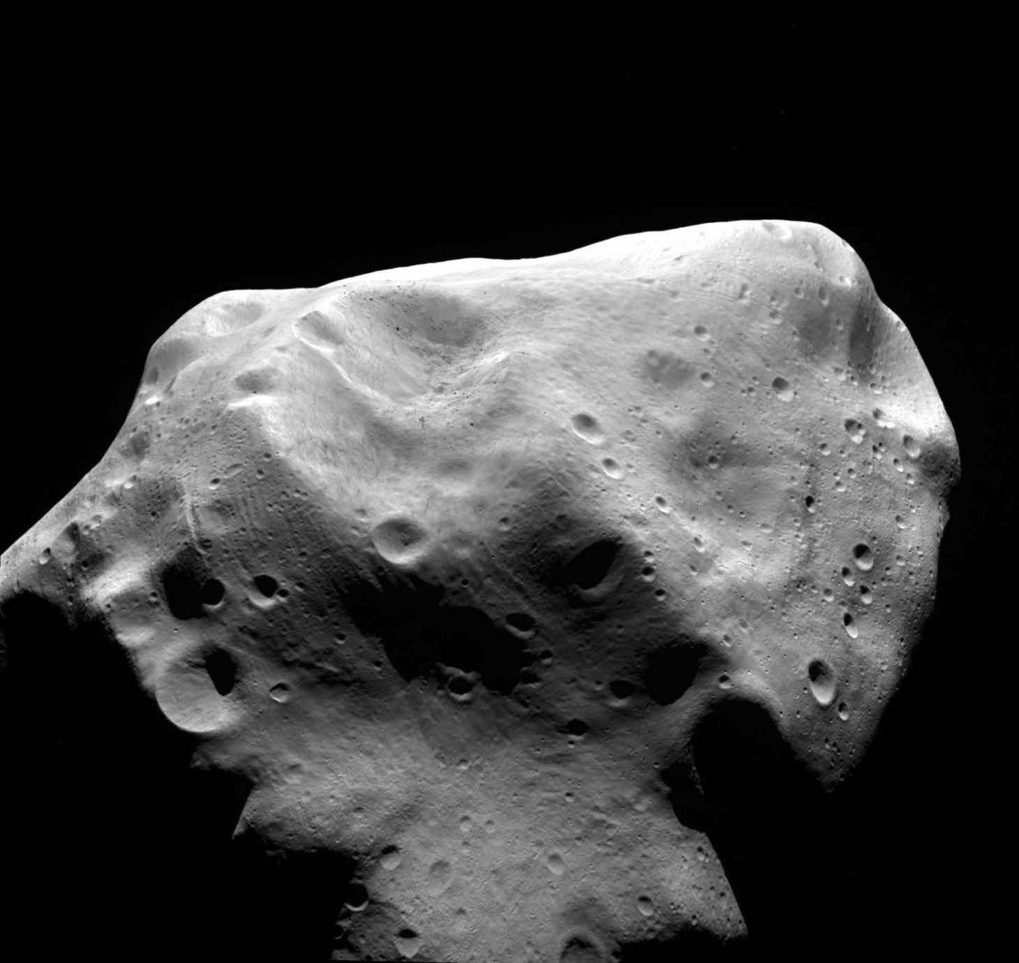 Unusual asteroid Lutetia taken by ESA’s Rosetta probe. © ESA 2010 MPS for OSIRIS Team MPS/UPD/LAM/IAA/RSSD/INTA/UPM/DASP/IDA