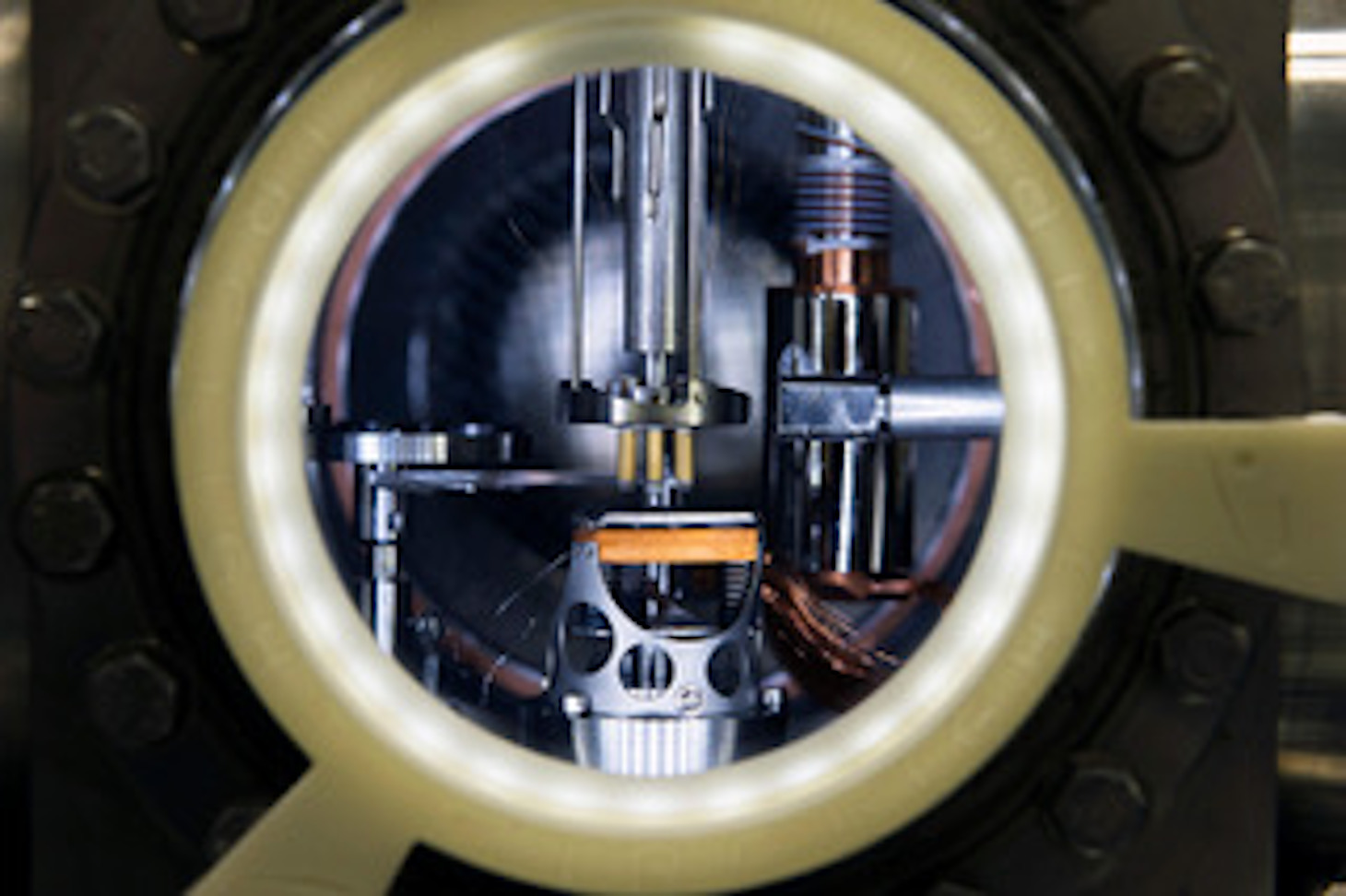 Graphène sur SiC dans un microscope à effet tunnel, expérience réalisée à l’Institut Néel (Grenoble) - © Cyril FRESILLON/CNRS Photothèque