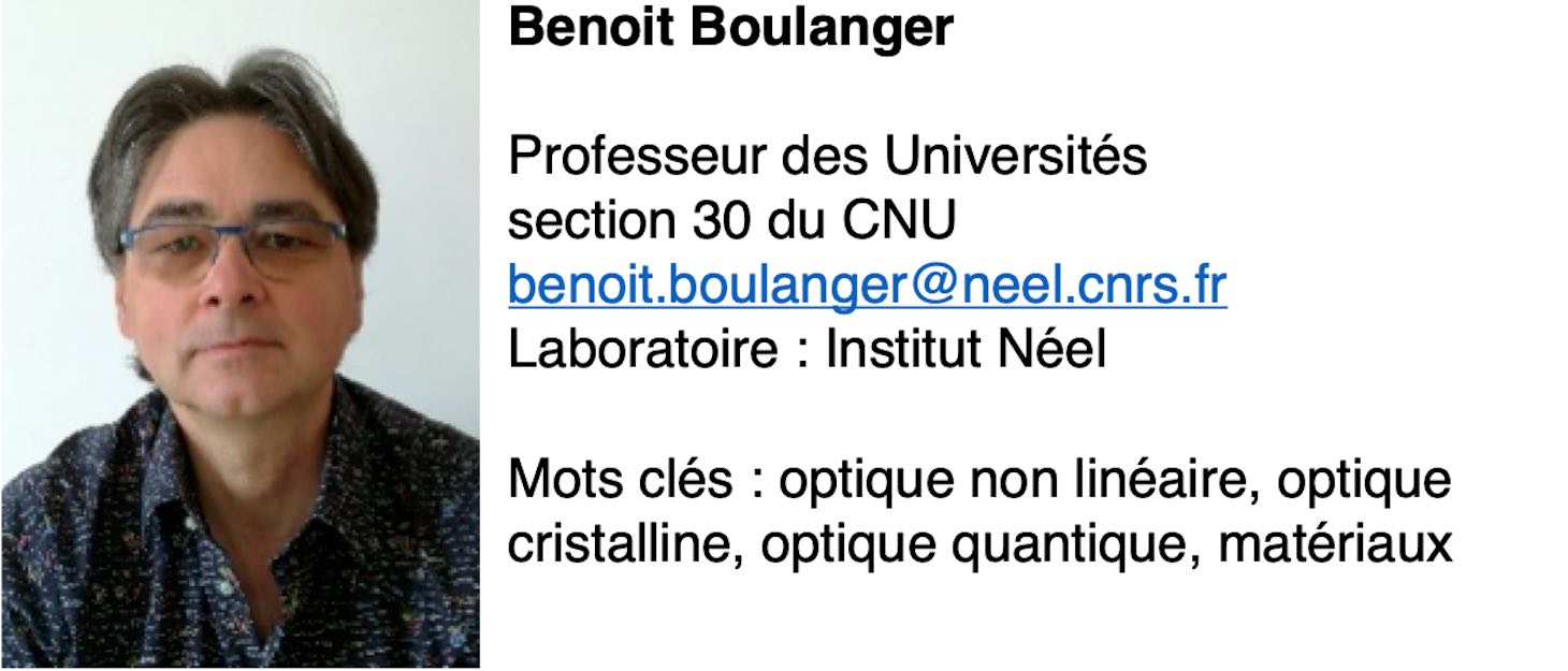 co-responsable M2 Photonique et semiconducteurs co-responsable M2 Photonique et semiconducteurs